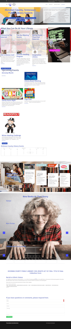 library screen